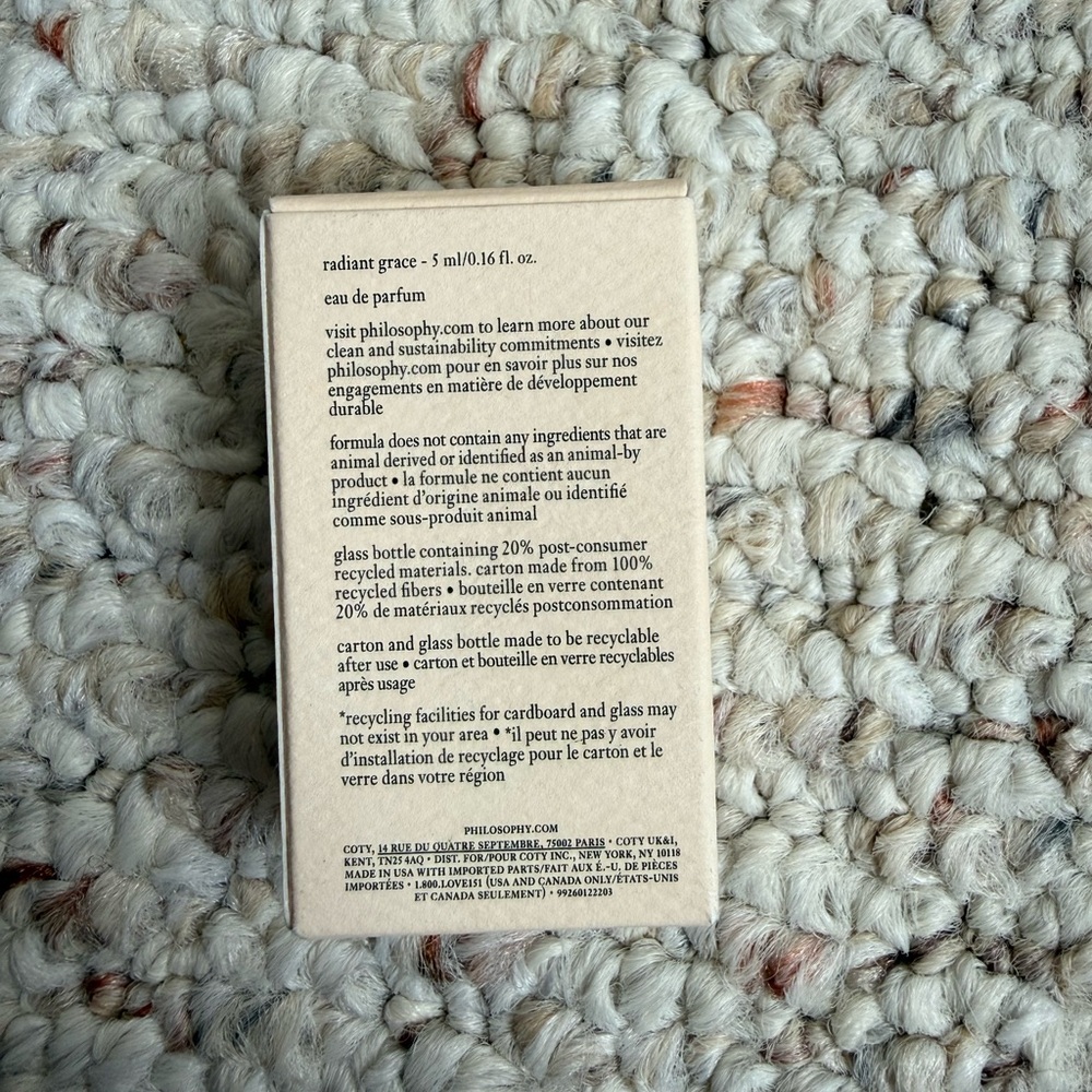 Philosophy Radiant Grace mini (NIB) perfume travel brand new - Picture 5 of 7